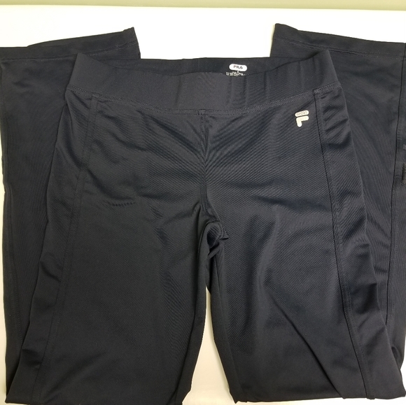 Fila Sport Active/Yoga Pants Med Navy Blue CC15 - Picture 2 of 5